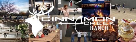 Cinnamon creek ranch - Cinnamon Creek Ranch, Roanoke, Texas. 13,125 likes · 139 talking about this · 18,636 were here. Cinnamon Creek Ranch is an event center, indoor archery facility, wild game processing and pro shop....
